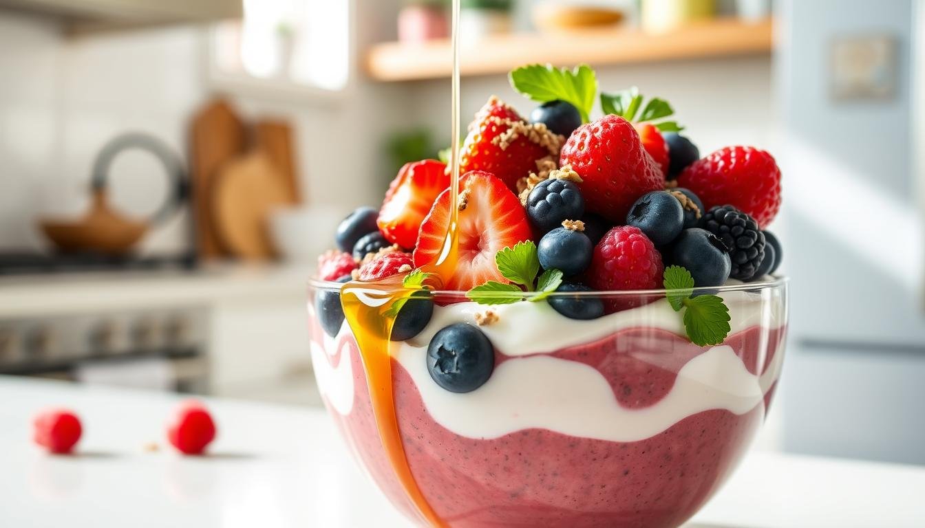 Greek Yogurt & Berry Smoothie Bowl