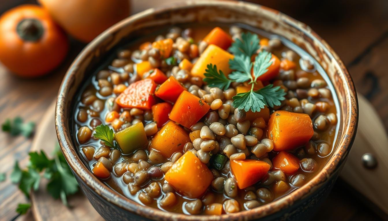 High-Protein Lentil & Veggie Stew