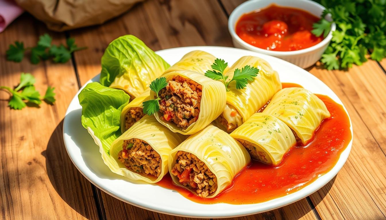 Low-Carb Stuffed Cabbage Rolls