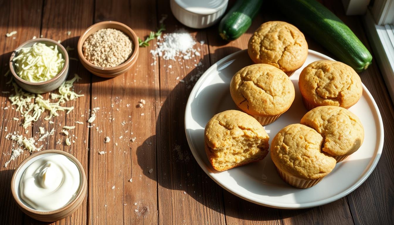 Low-Carb Zucchini Breakfast Muffins