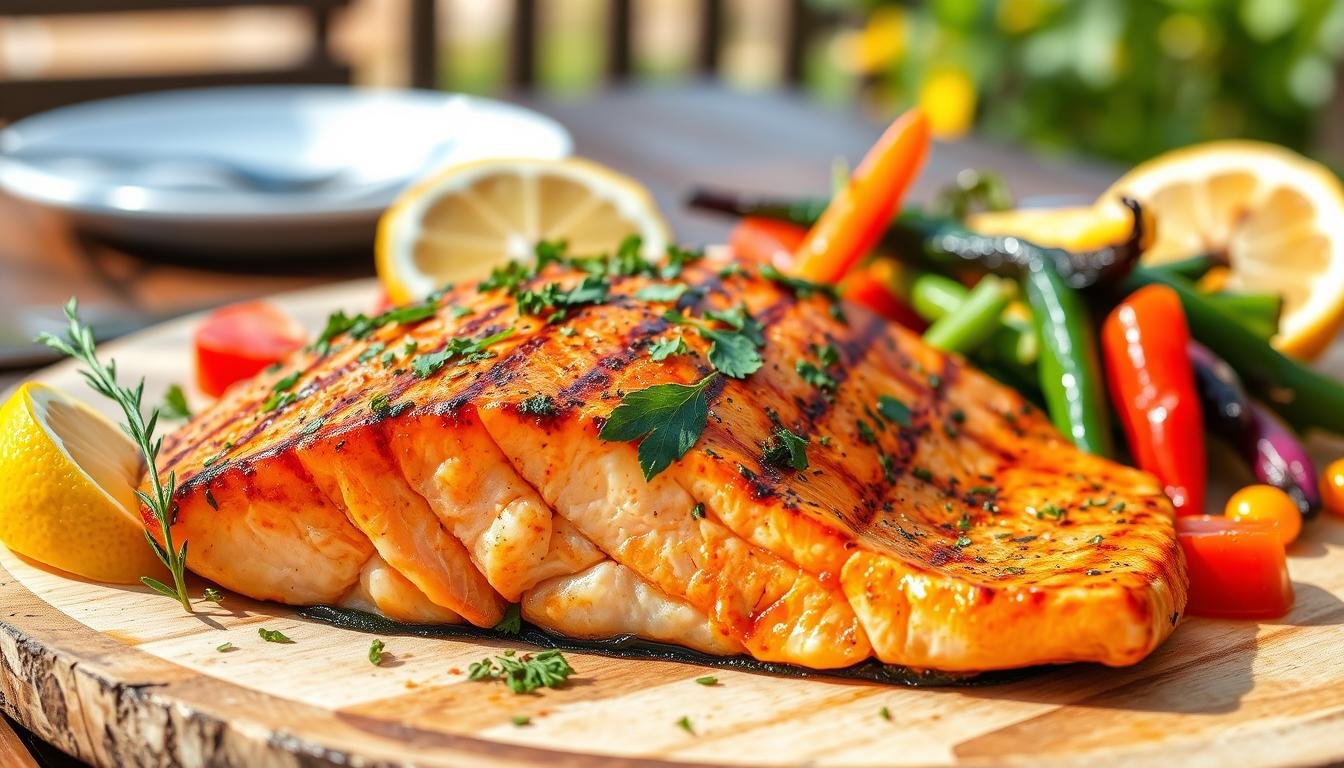 Low-Fat Grilled Salmon