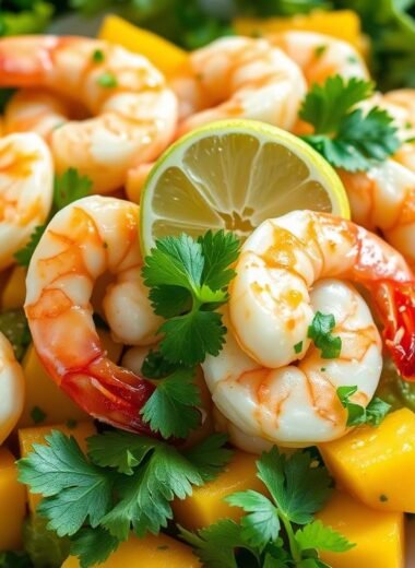 Mango & Avocado Shrimp Salad