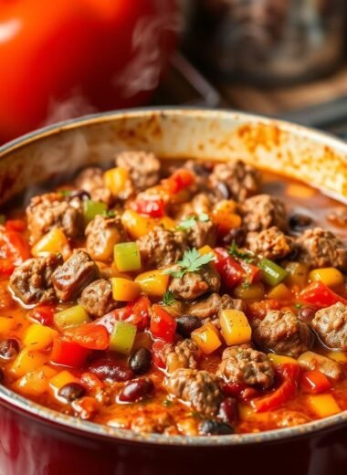 One-Pot Beef & Veggie Chili