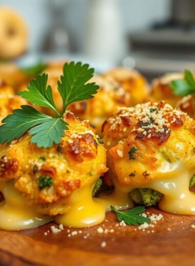 Protein-Packed Broccoli Cheese Bites