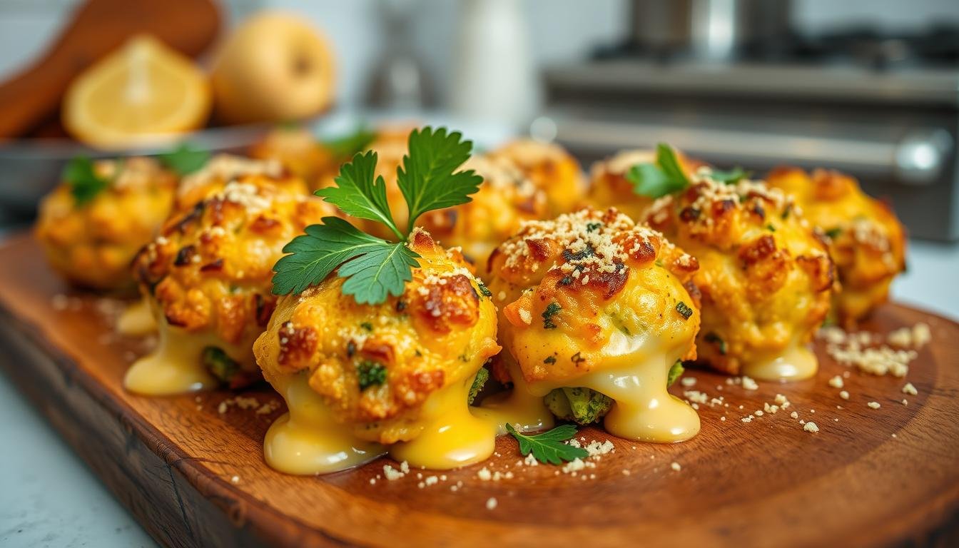 Protein-Packed Broccoli Cheese Bites