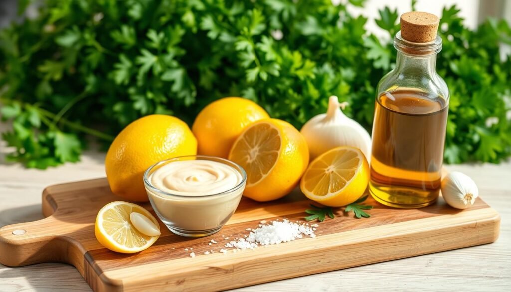 Quick Lemon Tahini Sauce ingredients