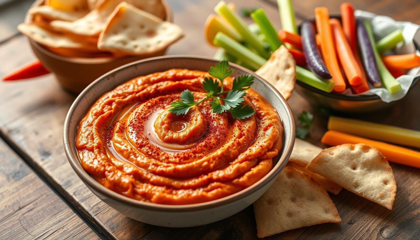 Roasted Red Pepper Hummus