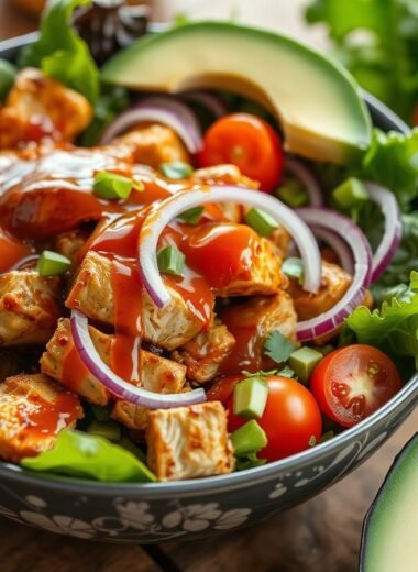 Spicy BBQ Chicken Salad