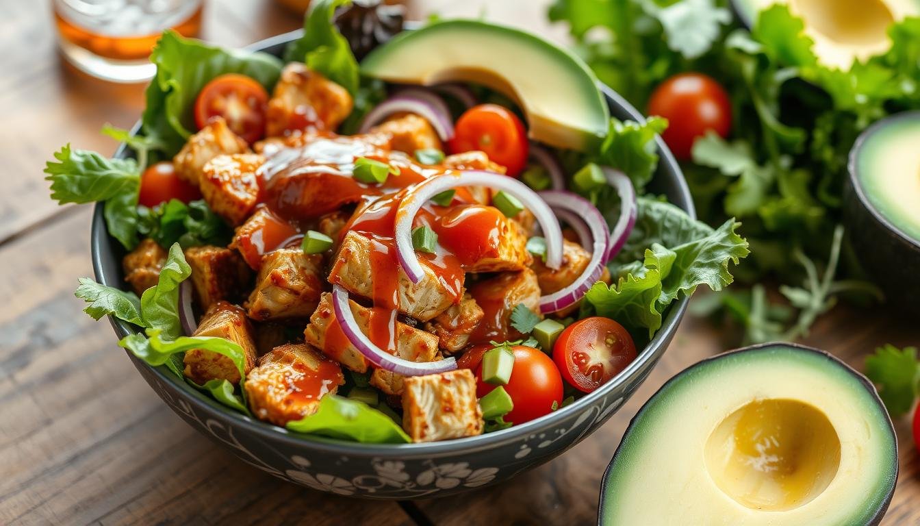 Spicy BBQ Chicken Salad