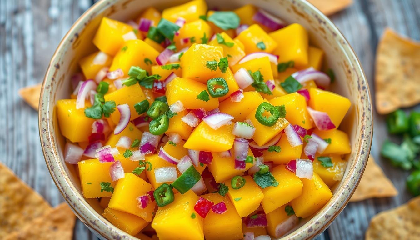 Sweet & Spicy Mango Salsa