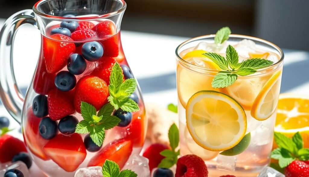 berry infusion and citrus infusion in refreshing drink ideas
