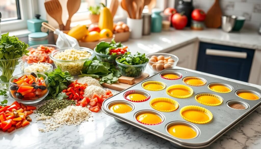 customizing egg muffins