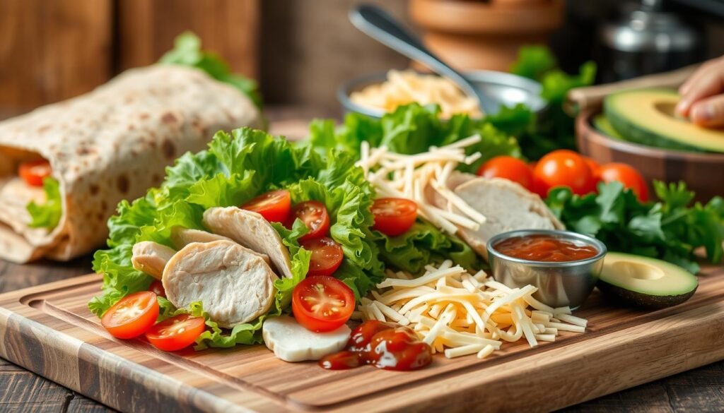 customizing high-protein turkey wrap