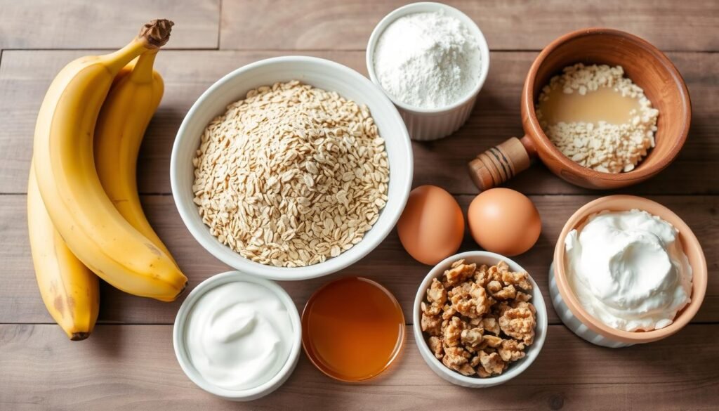 essential ingredients for protein-packed banana bread