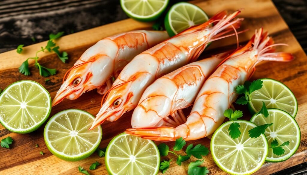 fresh shrimp