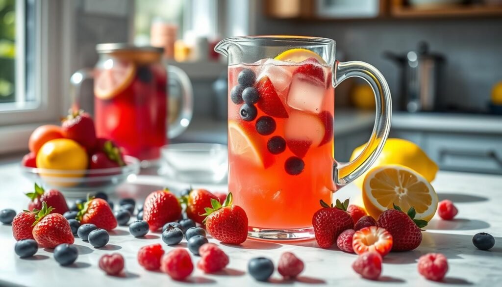 how to make berry lemonade