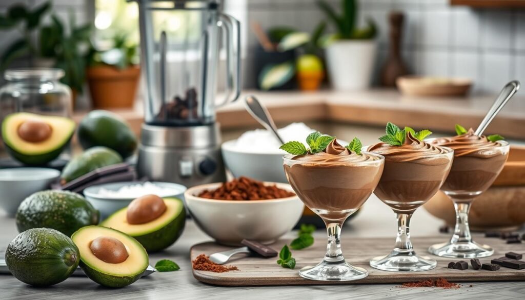 how to make chocolate avocado mousse
