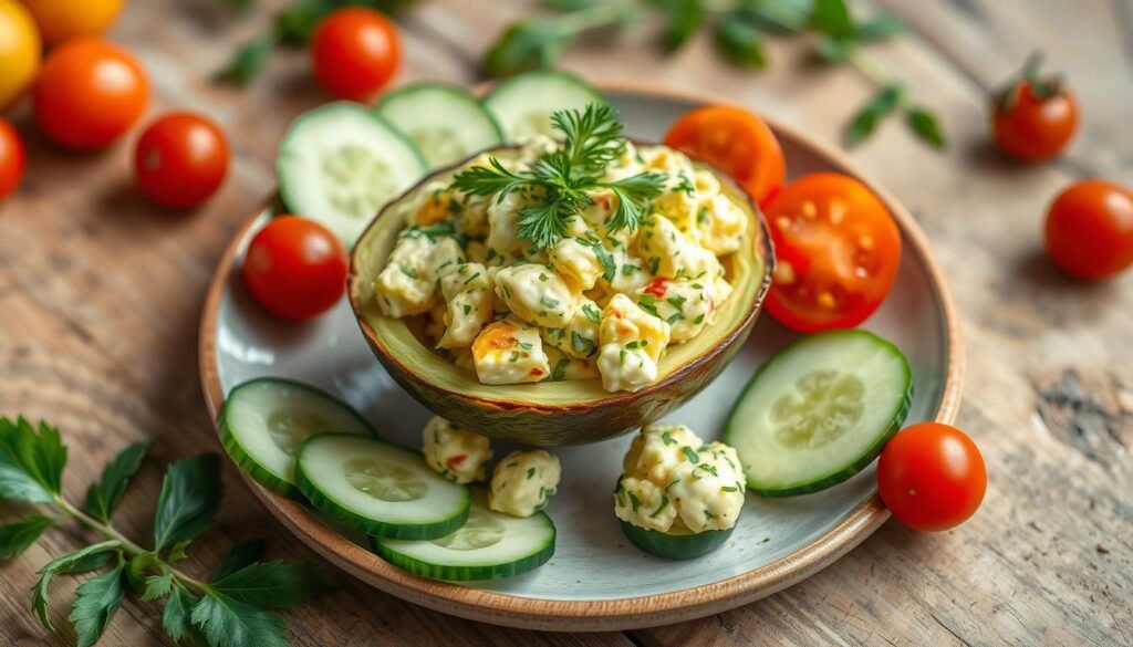 how to serve avocado salad