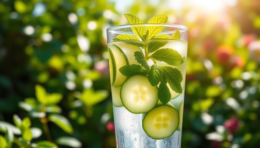 hydration benefits of cucumber and mint
