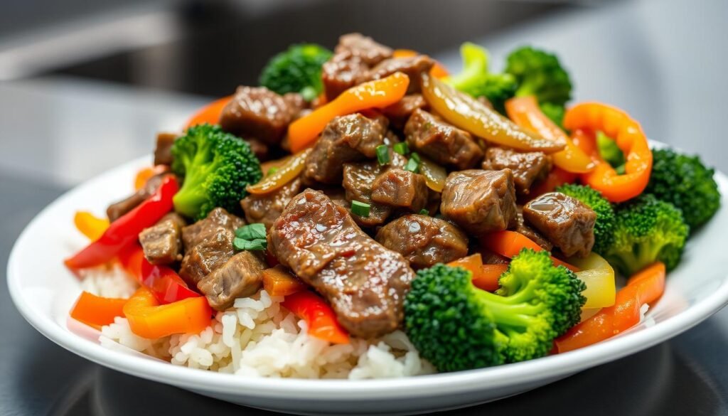 macronutrient breakdown of stir-fry
