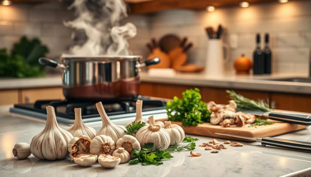 mushroom soup preparation steps