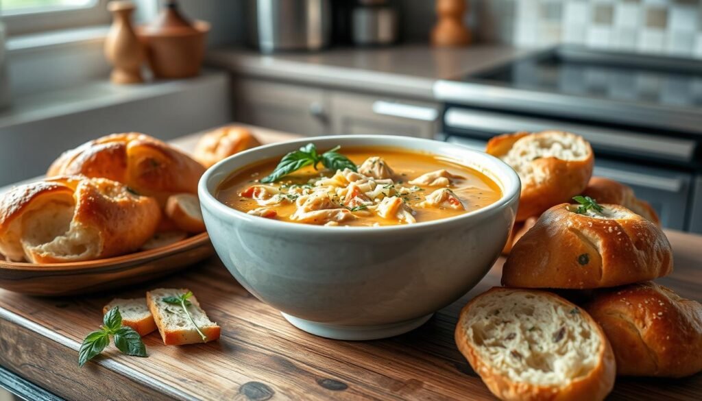 serving suggestions Creamy Tuscan Chicken Soup