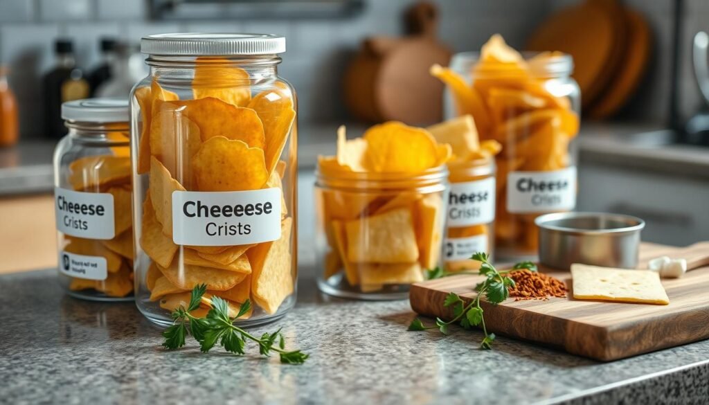 storage tips for cheese crisps