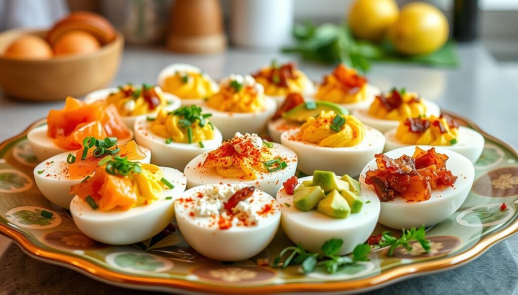 variations of deviled eggs