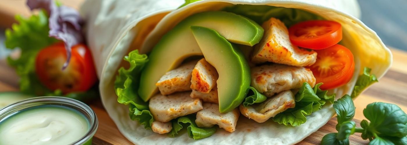 Avocado & Turkey Wrap