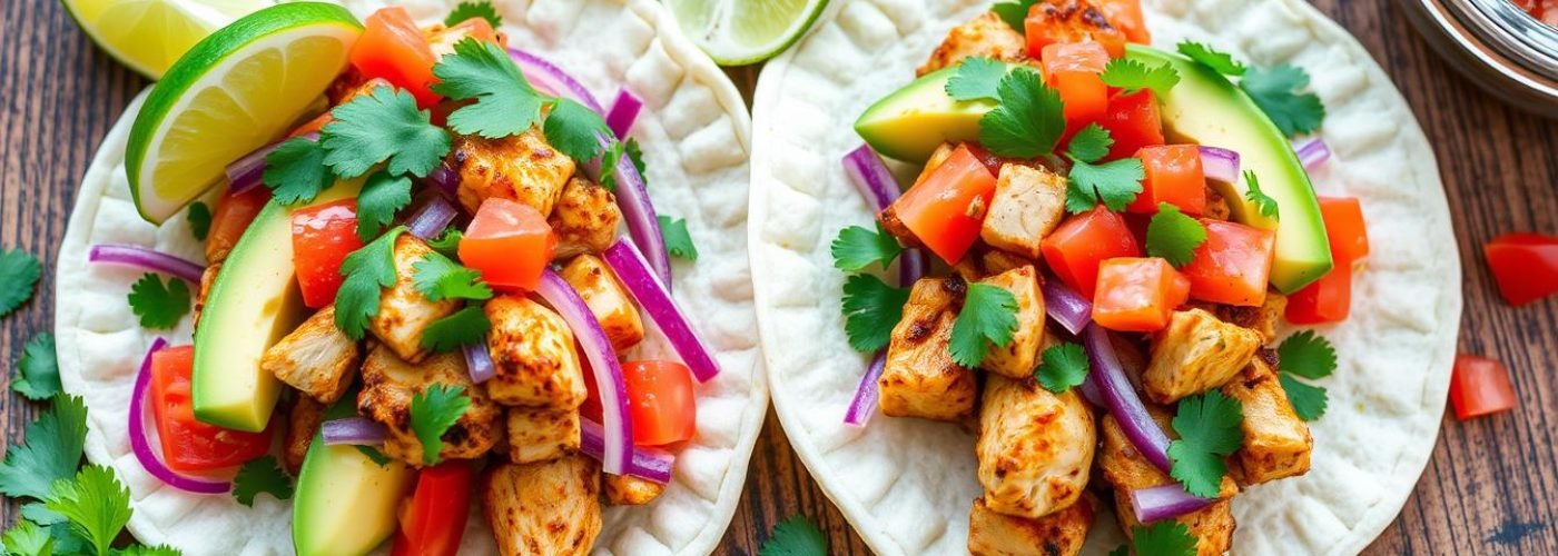 Cilantro Lime Chicken Tacos