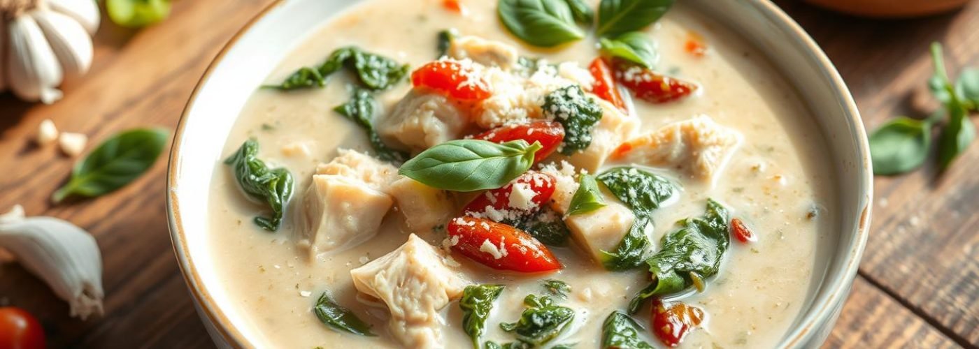 Creamy Tuscan Chicken Soup