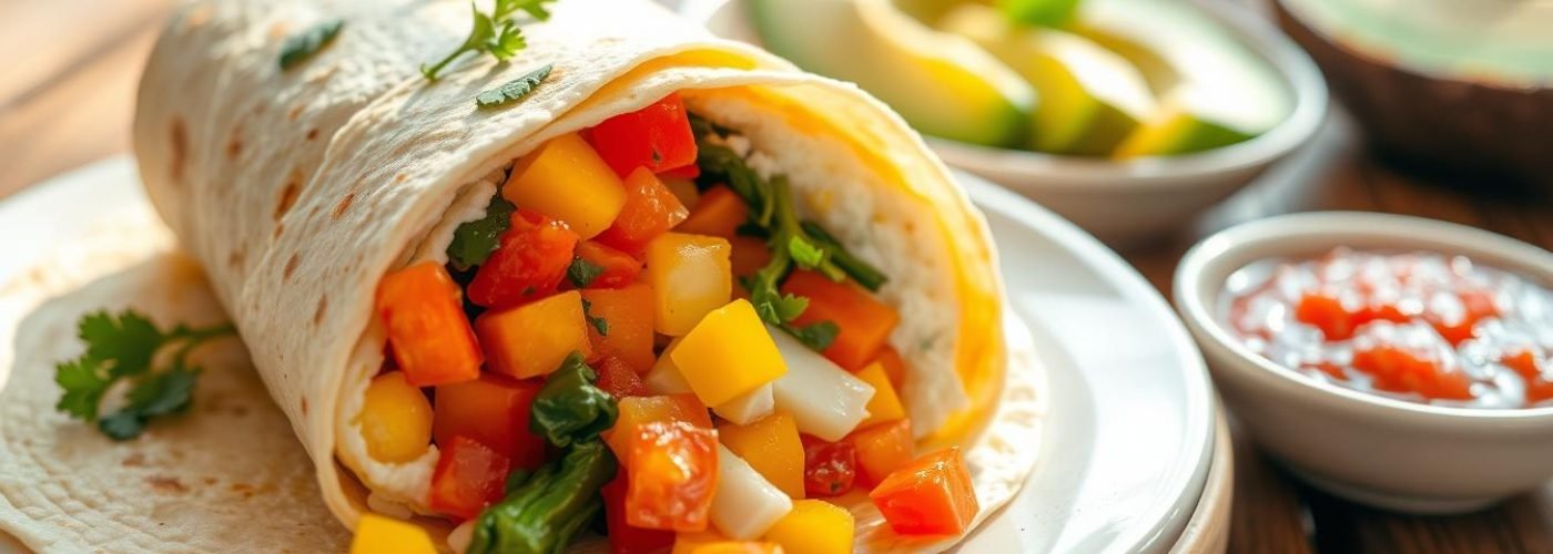 Egg White & Veggie Breakfast Burrito