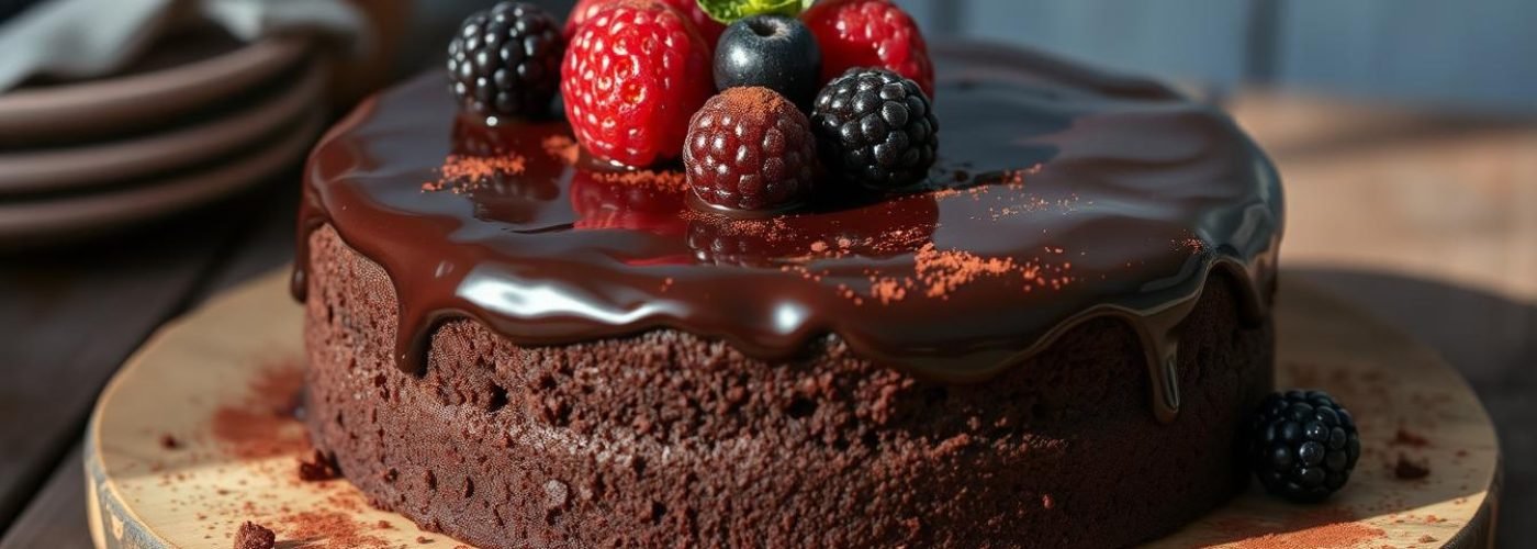 Flourless Chocolate Protein Cake
