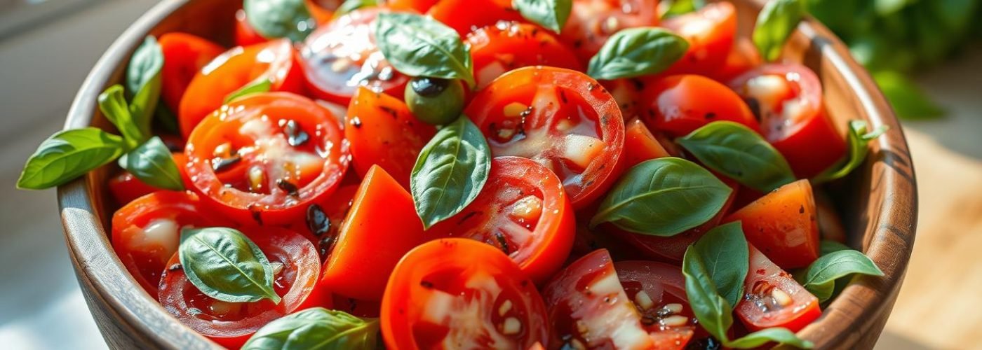 Fresh Tomato Basil Salad
