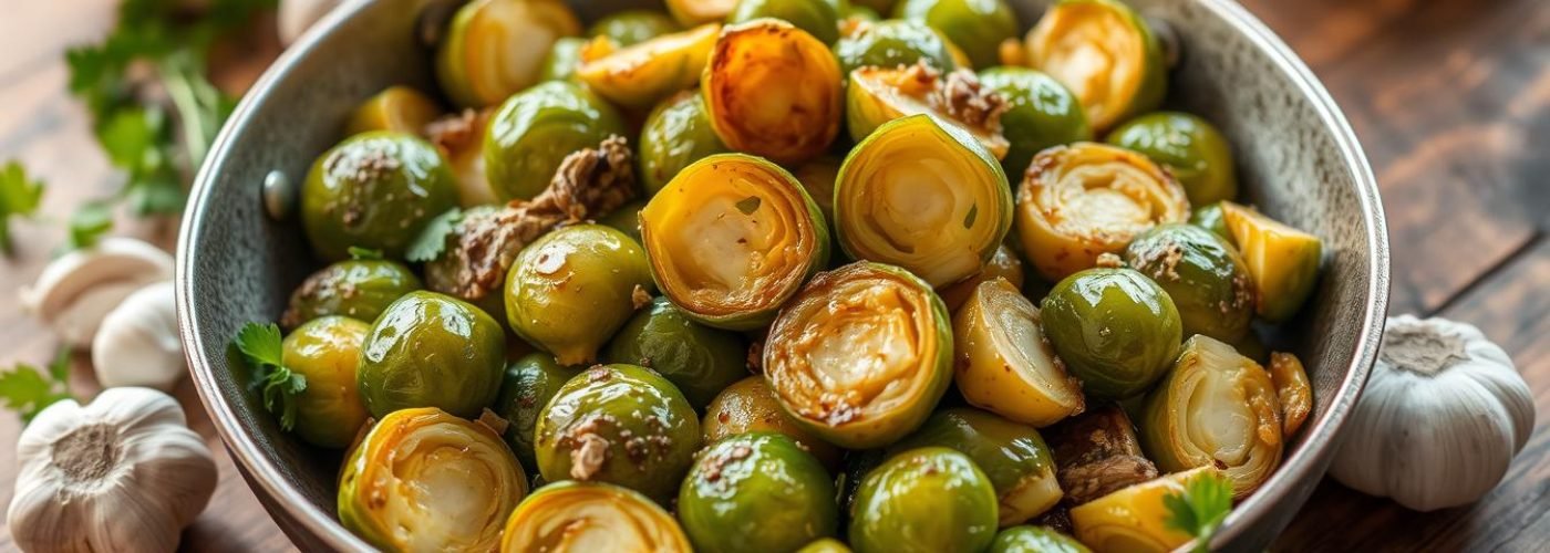 Garlic Butter Brussels Sprouts