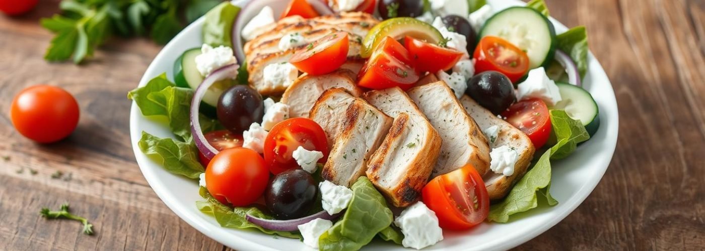 Greek Chicken Salad with Feta