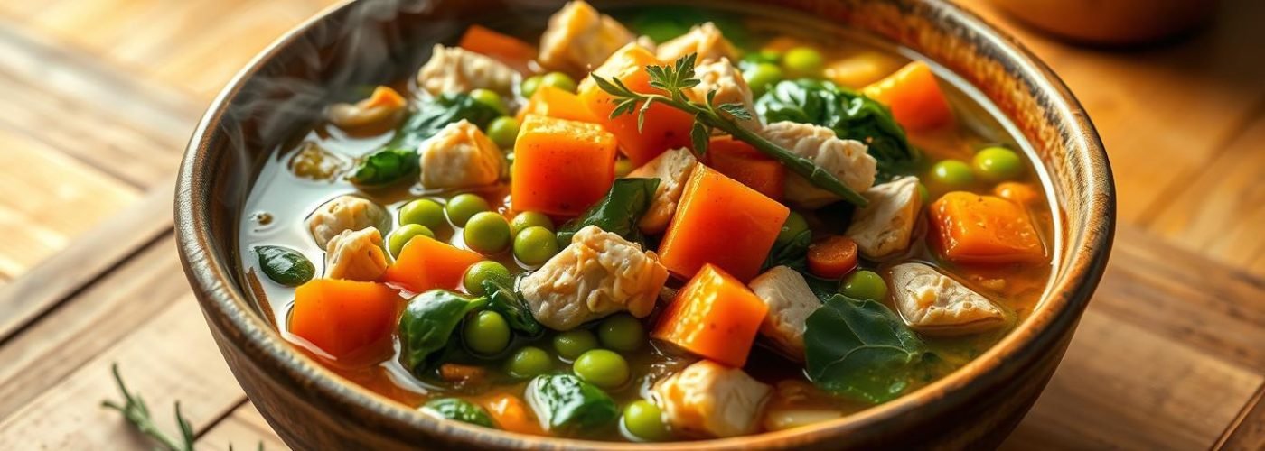 High-Protein Chicken & Vegetable Soup