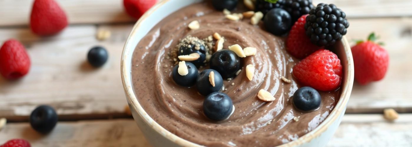 High-Protein Chocolate Chia Pudding