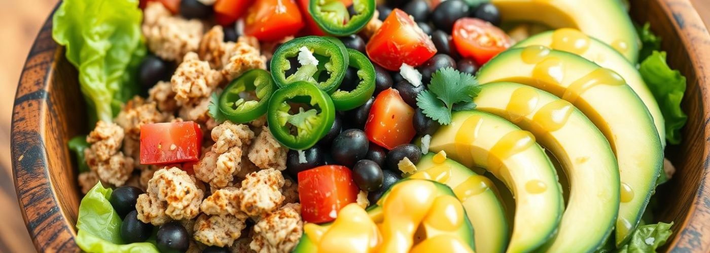 High-Protein Taco Salad Bowl