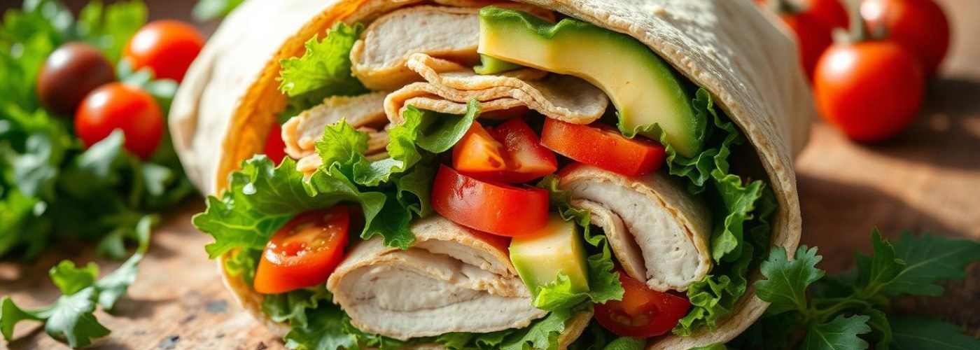 High-Protein Turkey Wrap