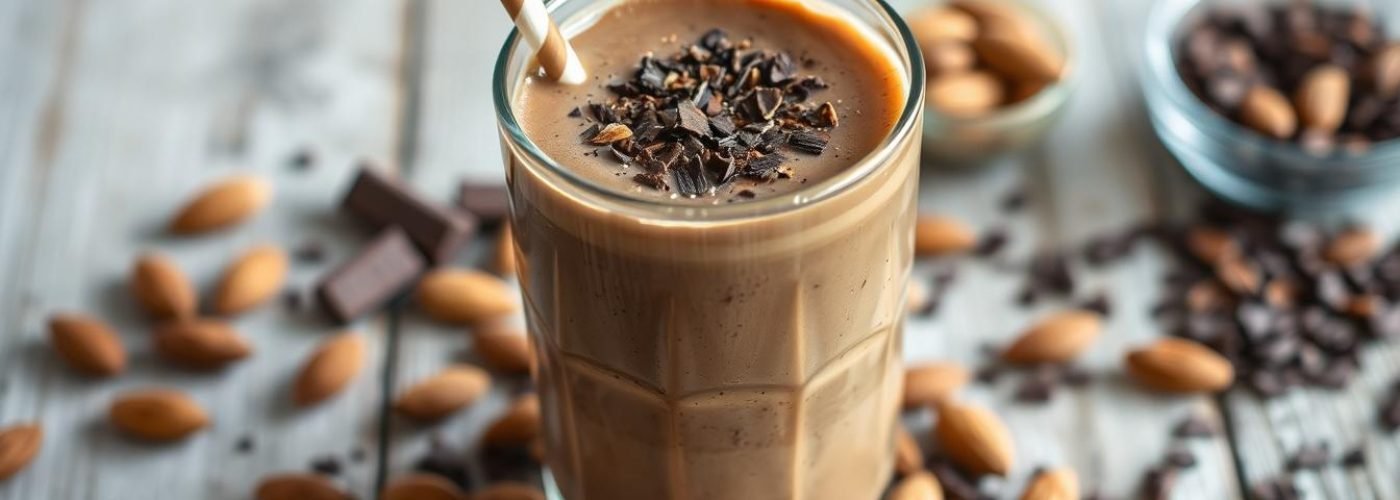 Keto Chocolate Almond Shake