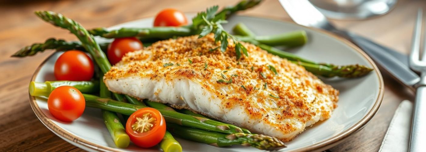 Keto Parmesan Crusted Tilapia