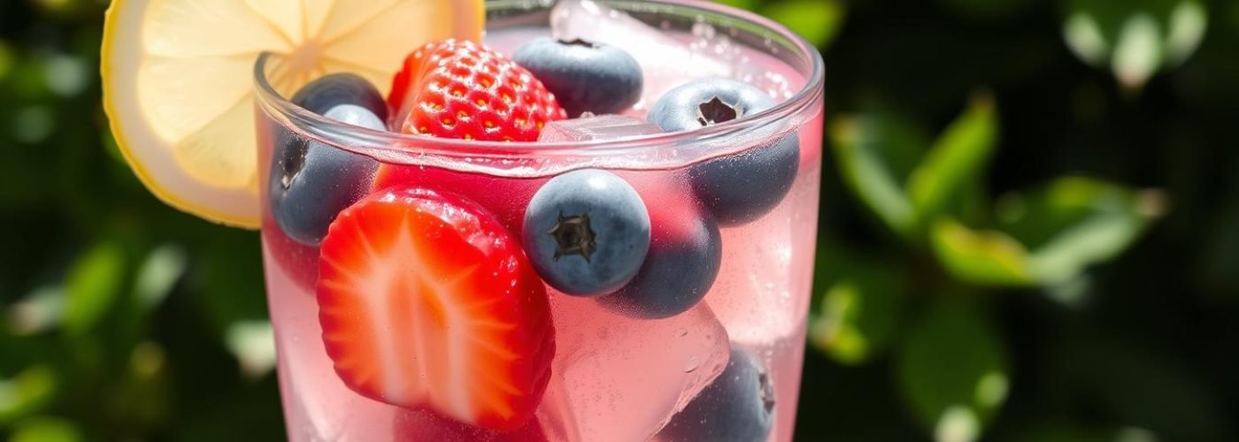 Low-Calorie Berry Lemonade