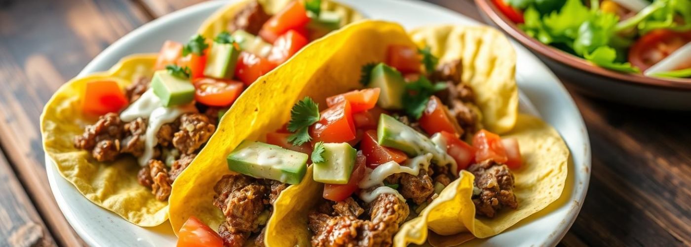 Low-Carb Beef & Cheese Tacos