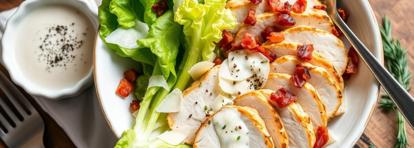 Low-Carb Chicken Caesar Salad