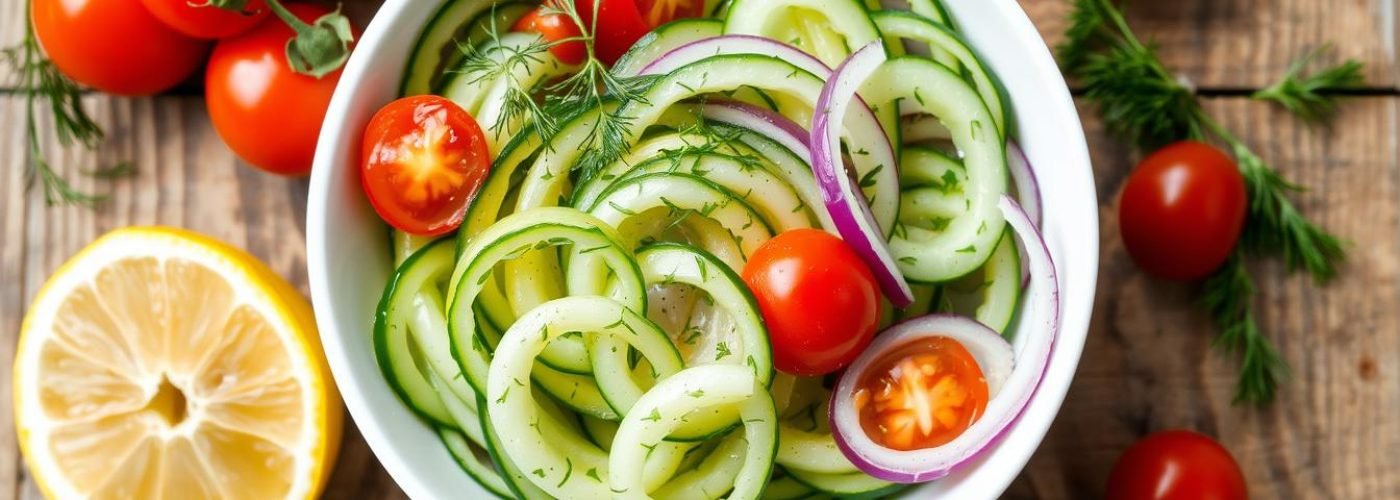 Low-Carb Cucumber & Dill Salad