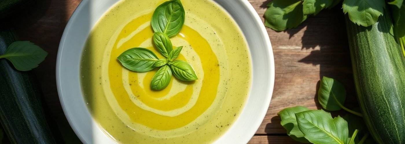 Low-Carb Zucchini & Spinach Soup