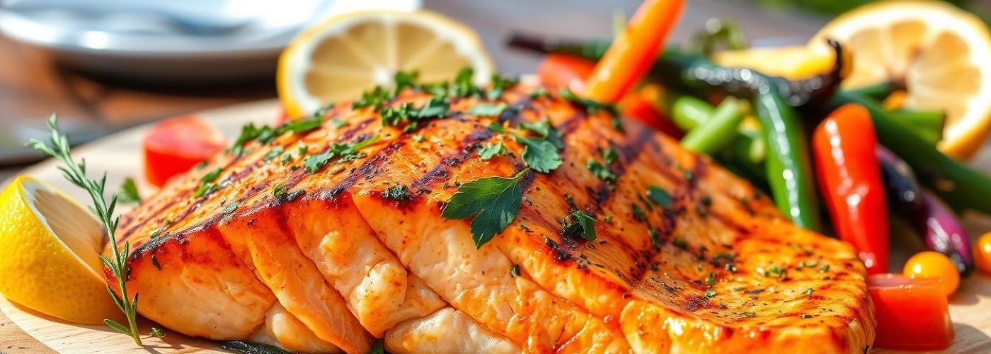 Low-Fat Grilled Salmon