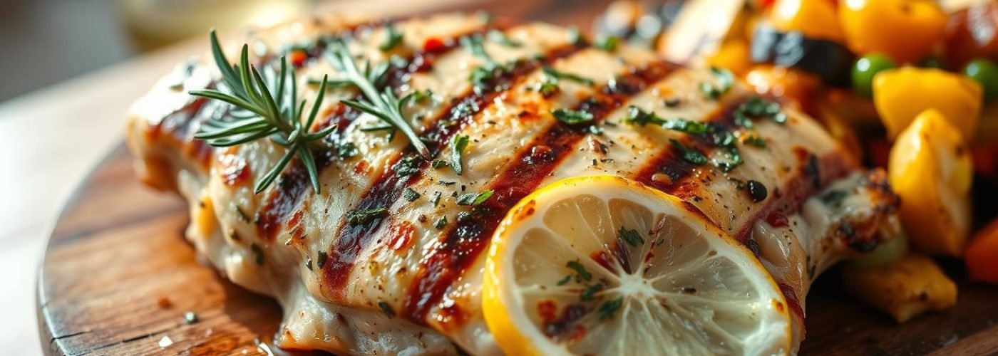 Low-Fat Lemon Herb Chicken