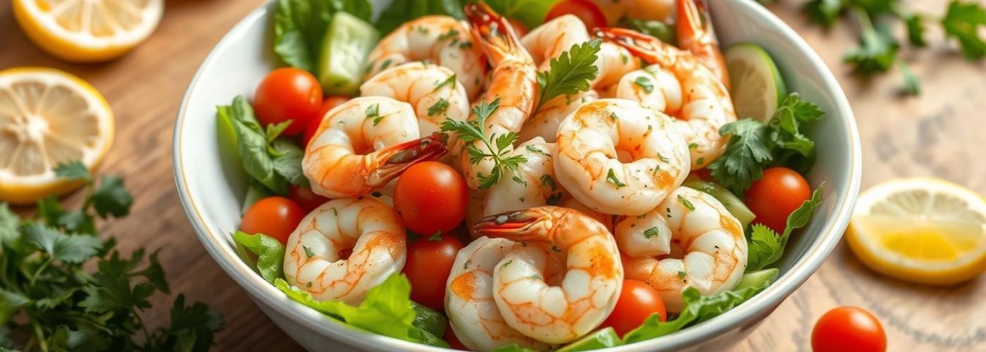 Low-Fat Lemon Herb Shrimp Salad